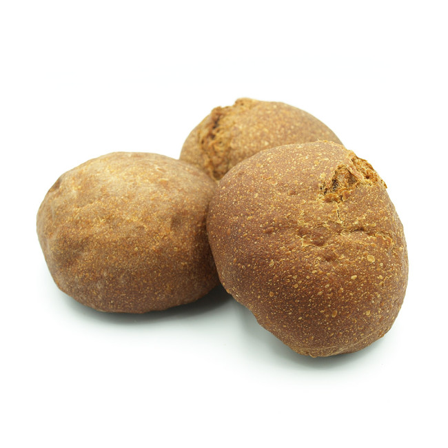 Булочки тёмные «Бутербродные» на закваске