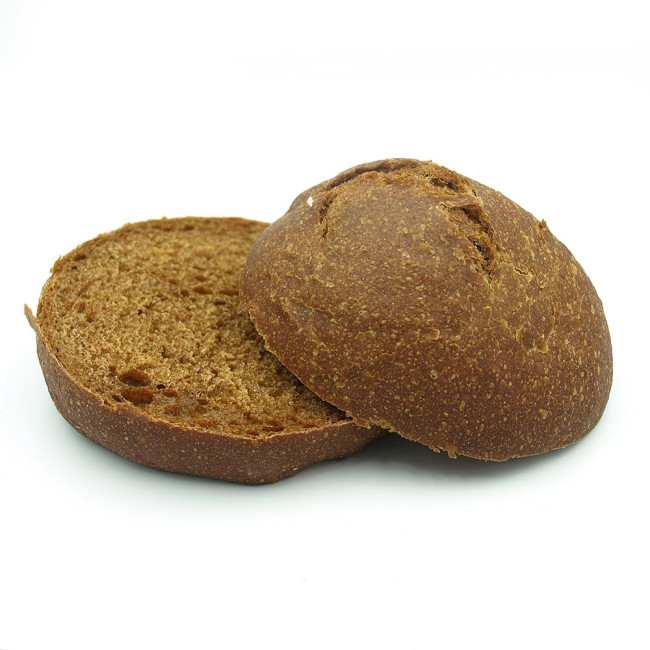 Булочки тёмные «Бутербродные» на закваске