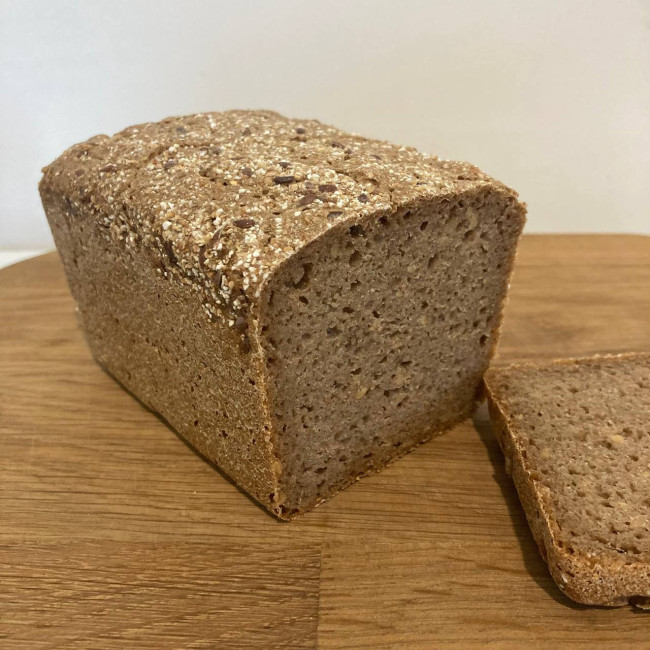 Хлеб «Ржаной со льном» на закваске