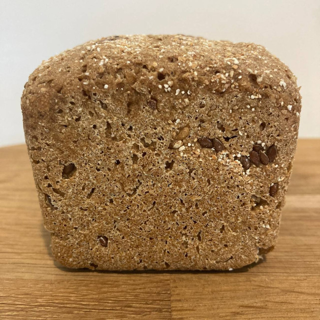 Хлеб «Ржаной со льном» на закваске